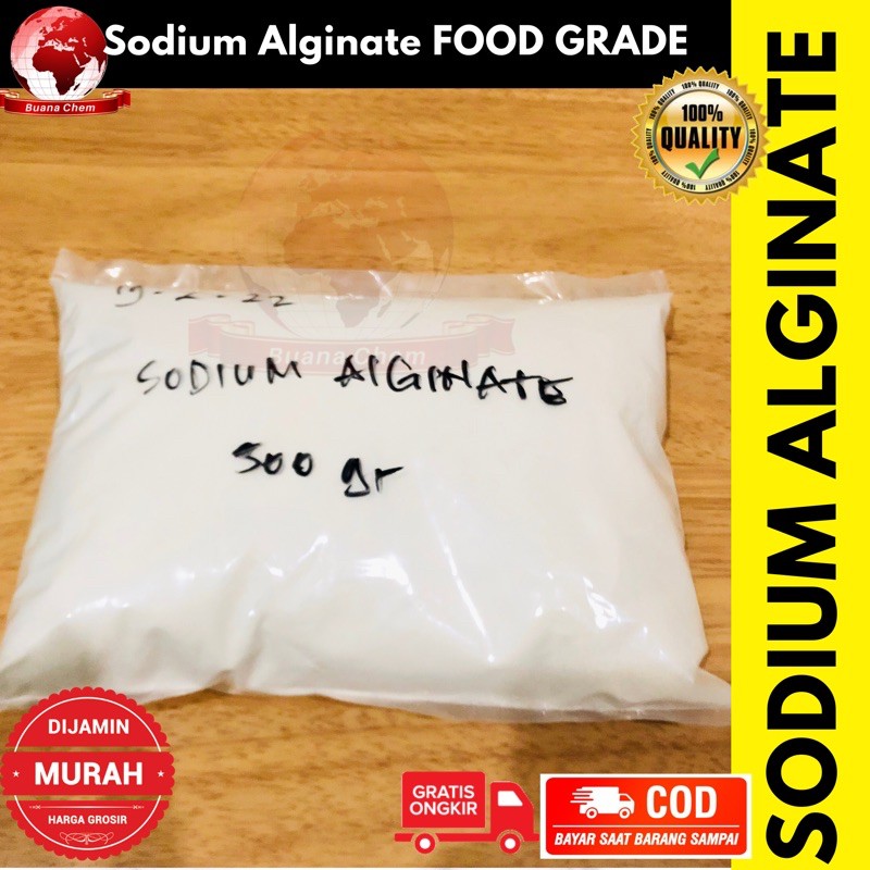 Sodium Alginate 500gr / Alginat / Sodium Alginate Food Grade