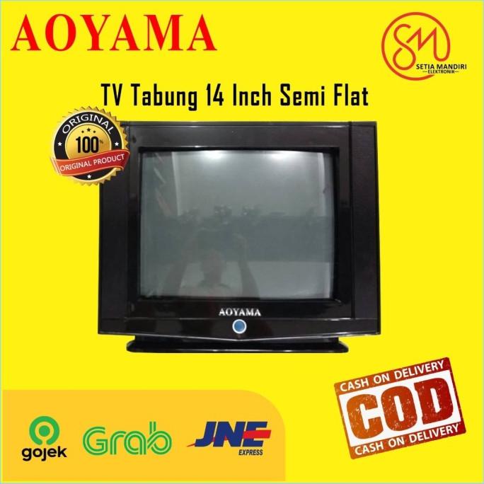 AOYAMA TV Tabung 14 Inch Semi Flat - Cembung - 60 Watt - RCA