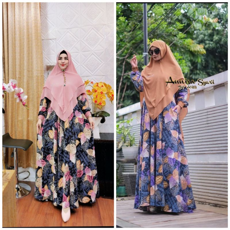 Set syar'i moscrep ORI Annisa Syari by ASM