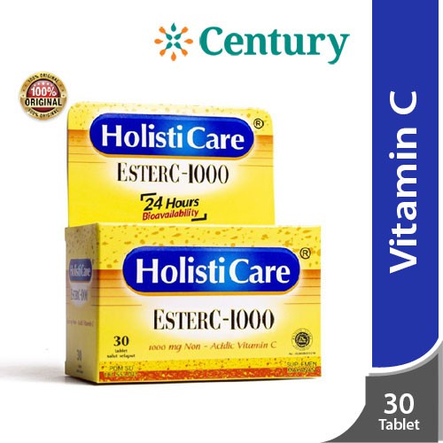 Holisticare Ester-C 1000mg Vitamin C 30 Tablet - 24 hours Bioavailability