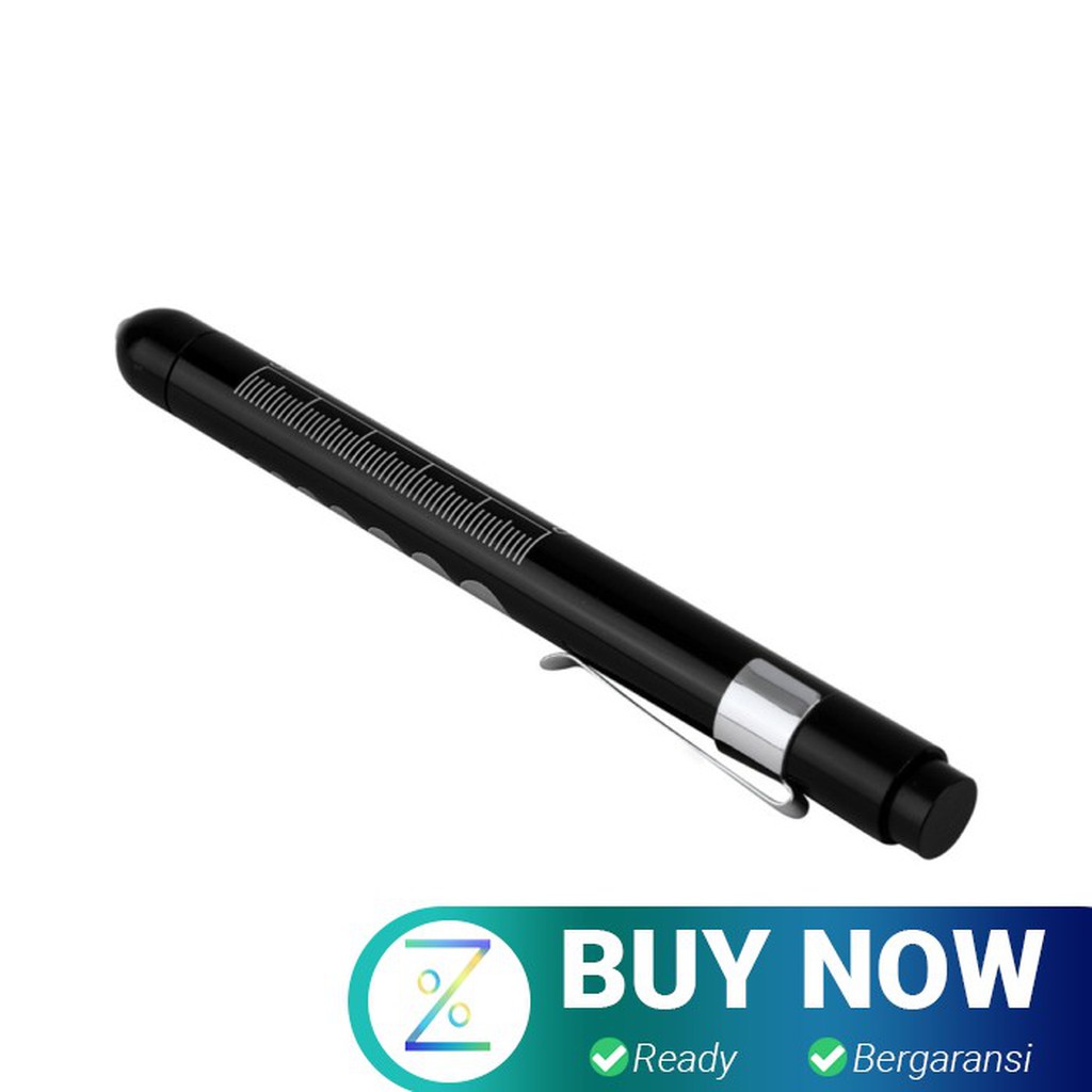 TaffLED Medical light pen Senter LED Flashlight - Ti4 - Black