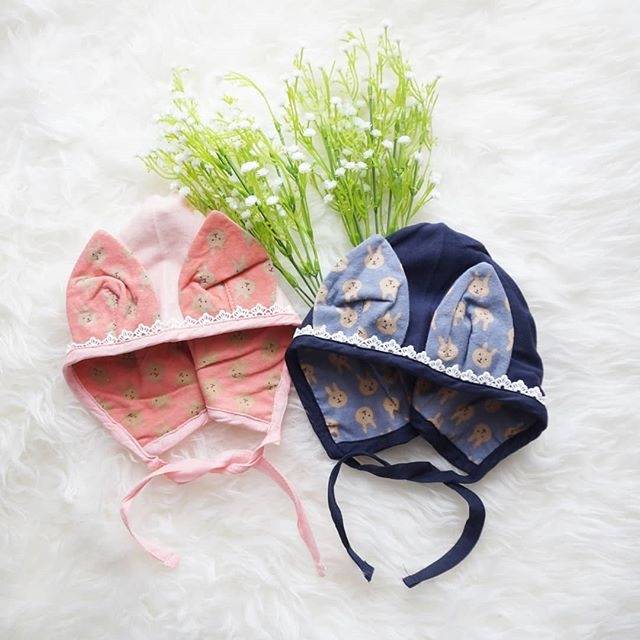 Michiko hat baby bonnet