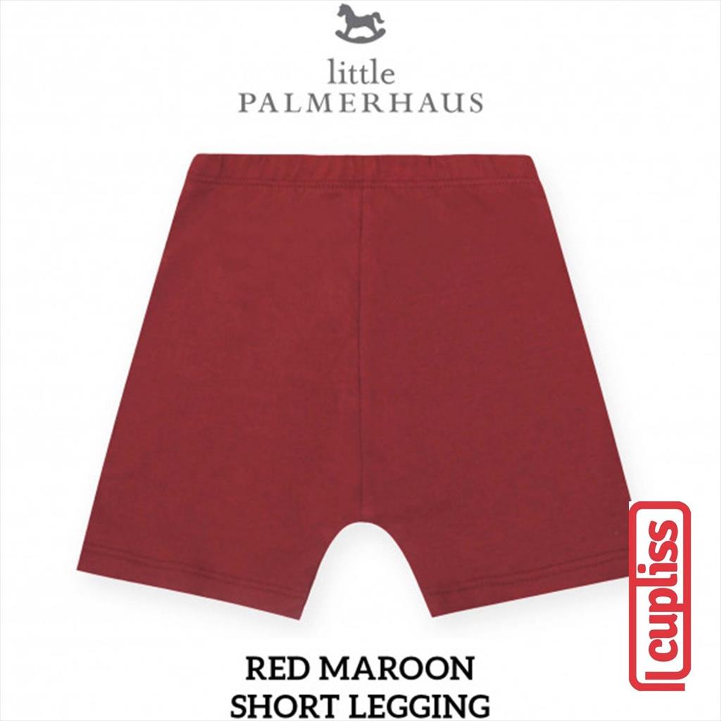 Little Palmerhaus Short Legging Red Maroon Legging Anak