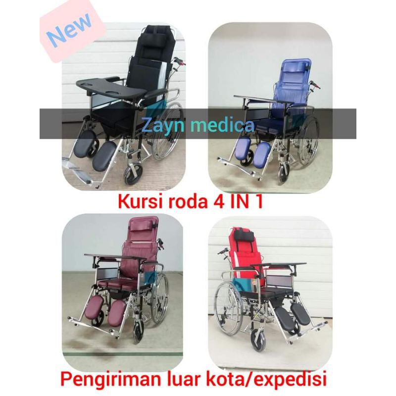kursi roda 4 in 1 Siwa ( Avico)