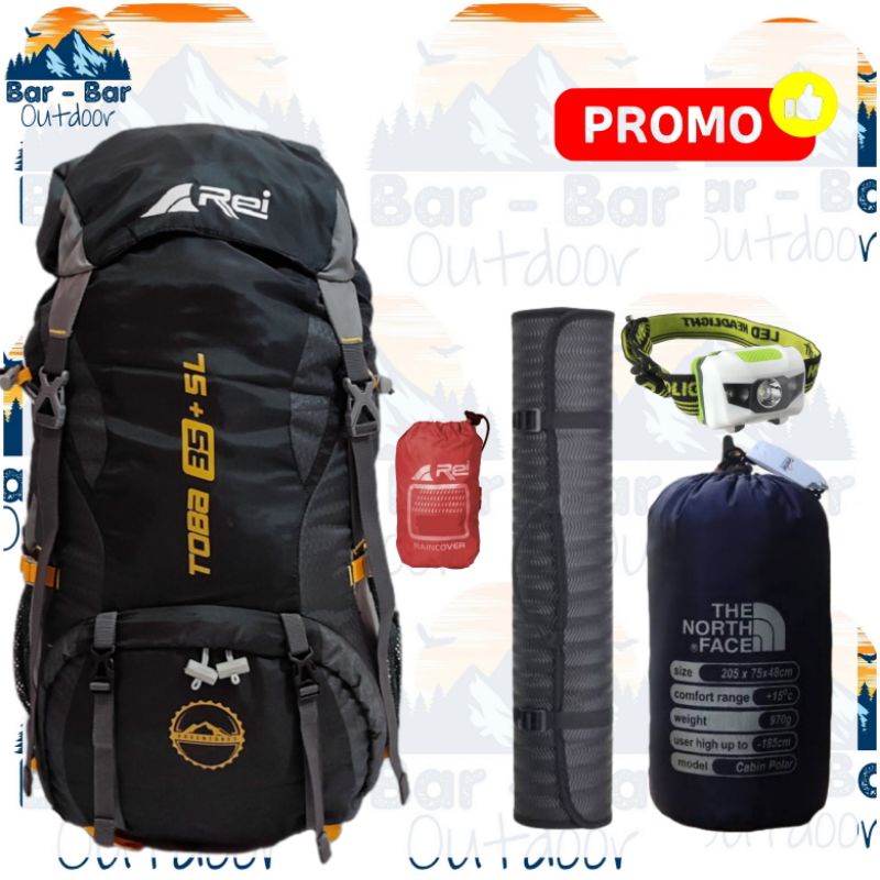 paket mendaki murah tas gunung tas outdoor carrier arei rei toba 35l