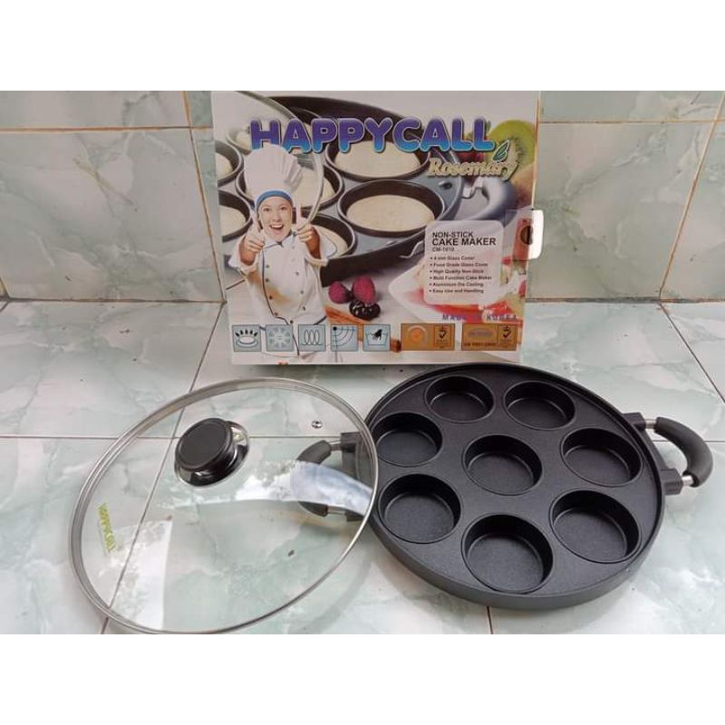 Cetakan apem 8 lubang Happycall cake maker apem 8 lubang