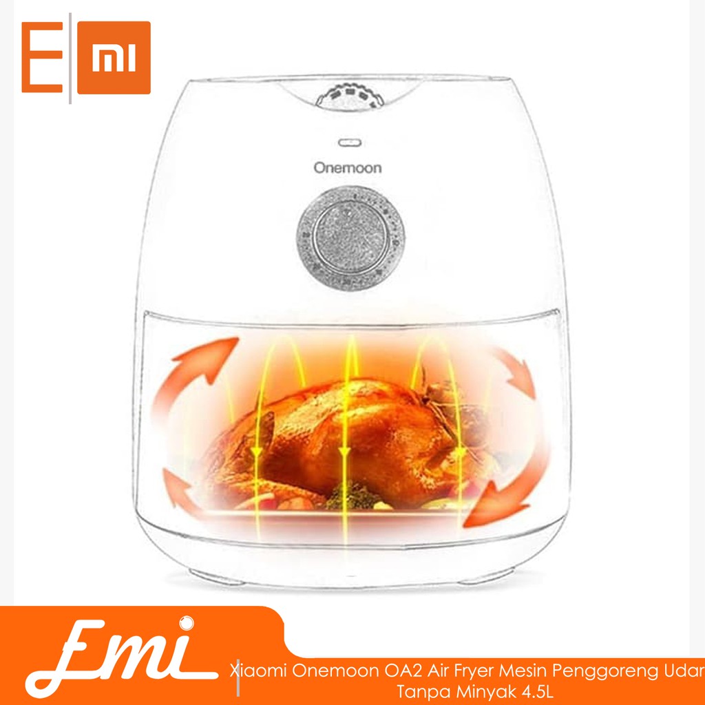 Onemoon OA2 Air Fryer Mesin Penggoreng Udara Tanpa Minyak 4.5L By EMI