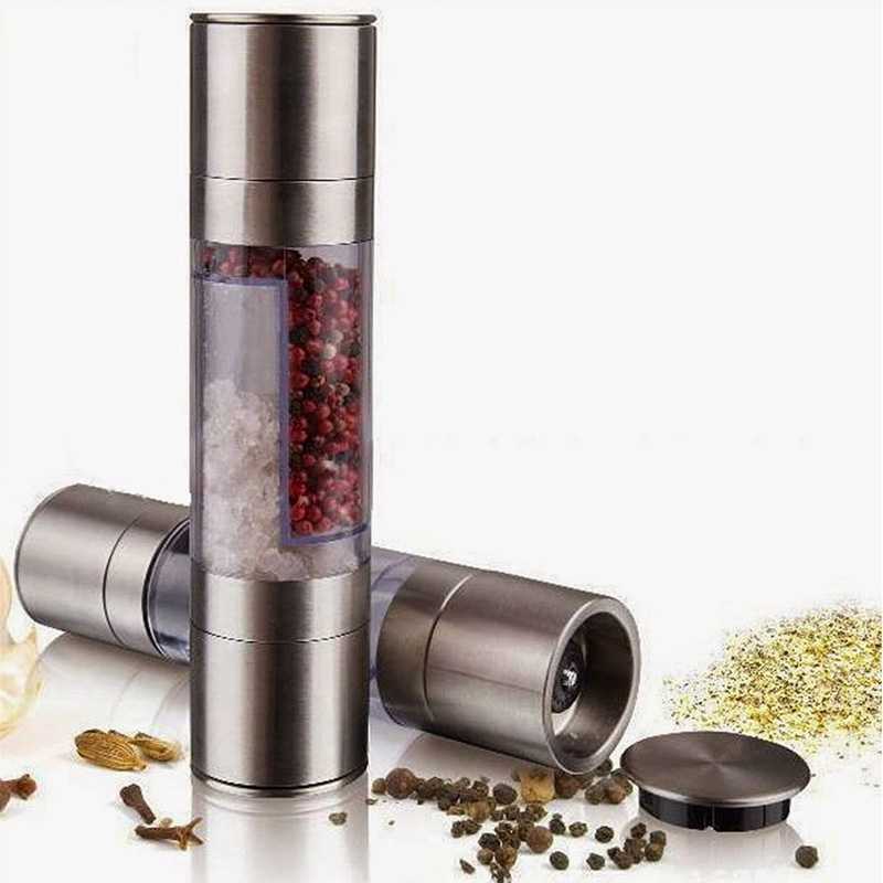 ONE TWO CUPS PEPPER MILL GRINDER 2 IN 1 PENGGILING LADA ALAT PENGHANCUR PENGHALUS PARUTAN PENGGERUS 