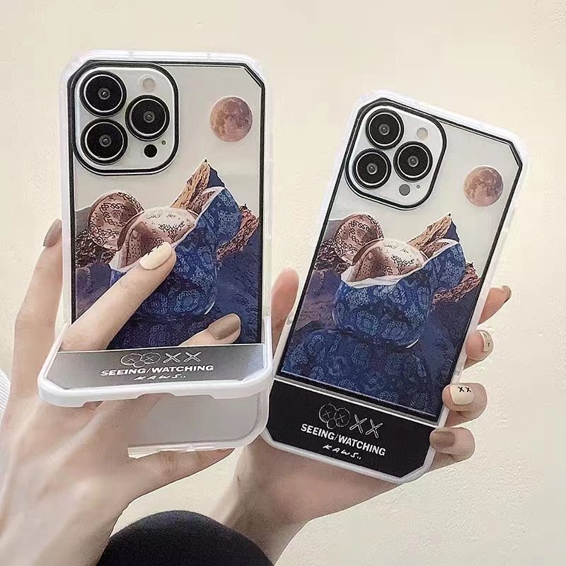 Soft Case Bahan Silikon TPU Motif Beruang Untuk IPhone 13 12 11 Pro Max XS XR X 8 7 6S Plus SE 2020