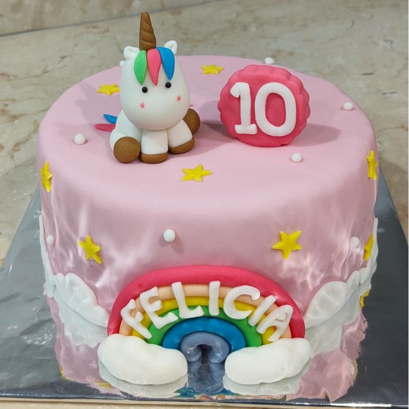 

Cake Unicorn - Rainbow Unicorn Birthday Cake / Kue Ulang Tahun Unicorn