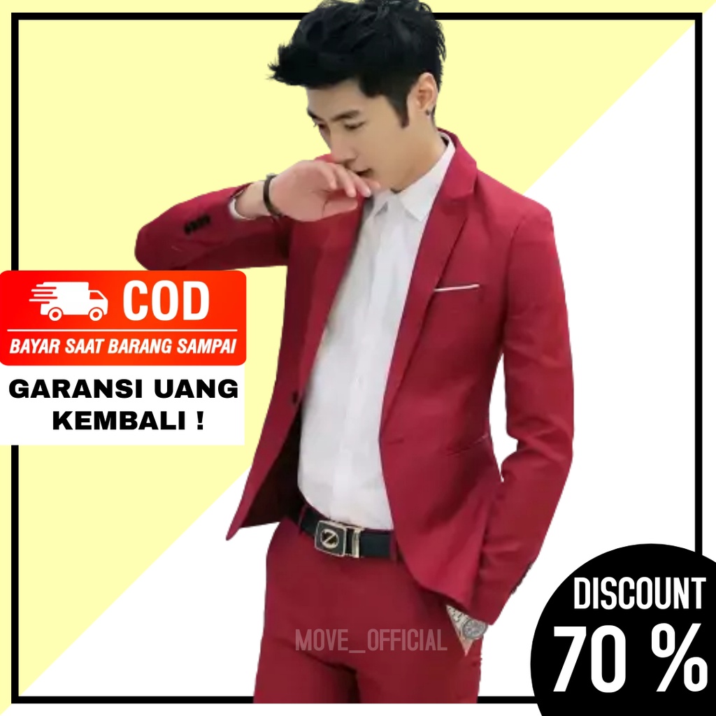 Jas Formal Pria Jas Pria Formal Blazer Pria Jas Blazer Pria Jas Nikah Jas Murah Jas Casual M04