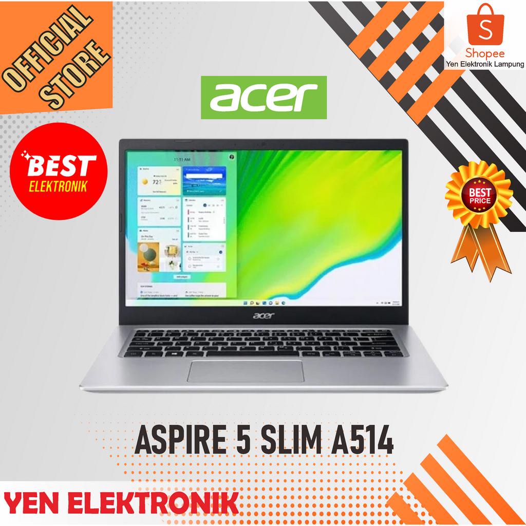 Laptop ACER ASPIRE 5 SLIM A514 I3 1115G4 8GB 512SSD SLV 54G.32GJ