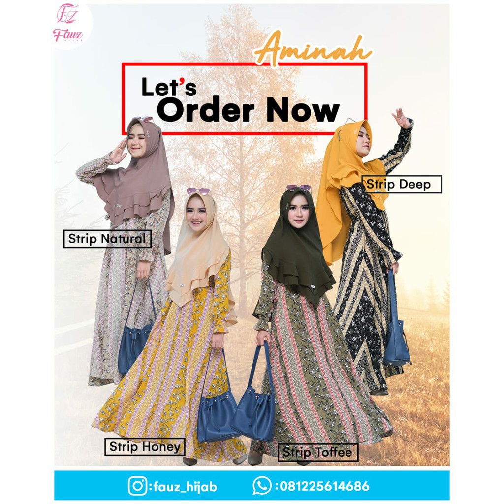 Aminah Dress Fauz Hijab