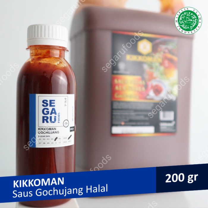 

SAUS-DRESSING- KIKKOMAN GOCHUJANG SAUCE SAUS PEDAS KOREA HALAL 200 GRAM -SAUS-DRESSING.