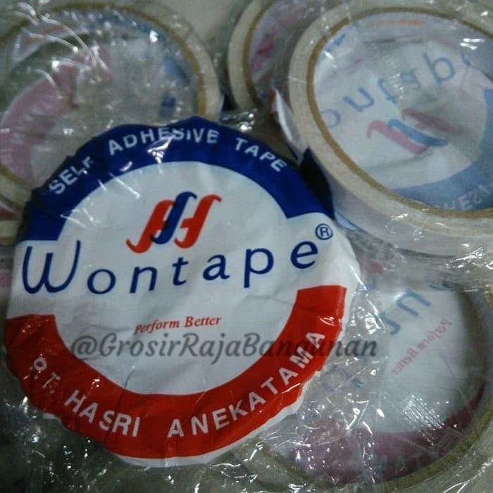 

Double tape 1/2" / Lem kertas 2 sisi/ dabel tape 1/2" tanpa busa grosir