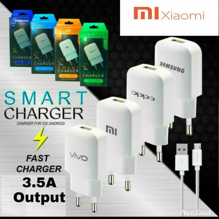 Fast Charger Original Oem Casan Cas XIAOMI / Mi Micro Usb Android 3.5A