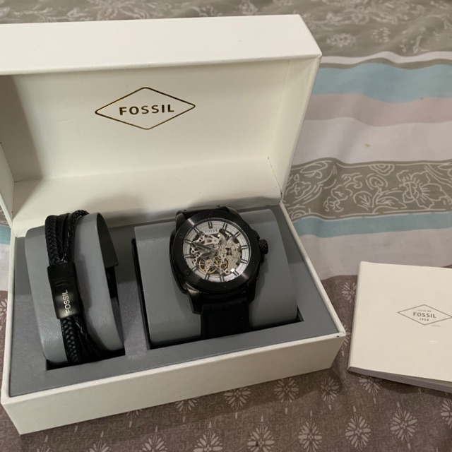 Fossil Automatic ME3134 + Gelang / Jam Tangan Pria Otomatis