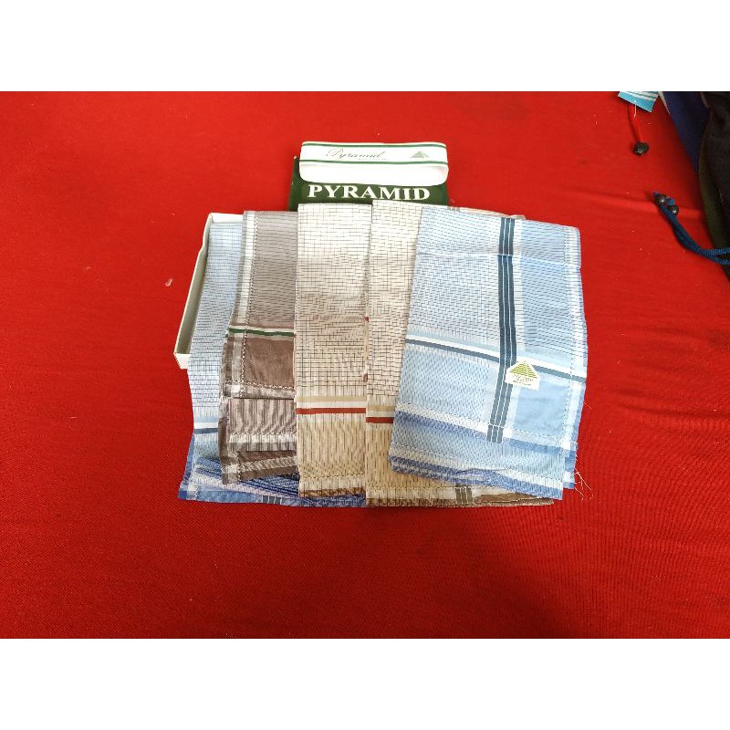 SAPUTANGAN KATUN PYRAMID | SAPUTANGAN SEGIEMPAT PREMIUM PYRAMID