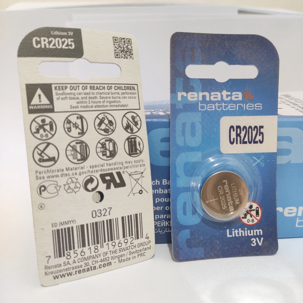 BATTERY BATRAI JAM TANGAN RENATA CR 2025 CR-2025 CR2025 ORIGINAL SWISS