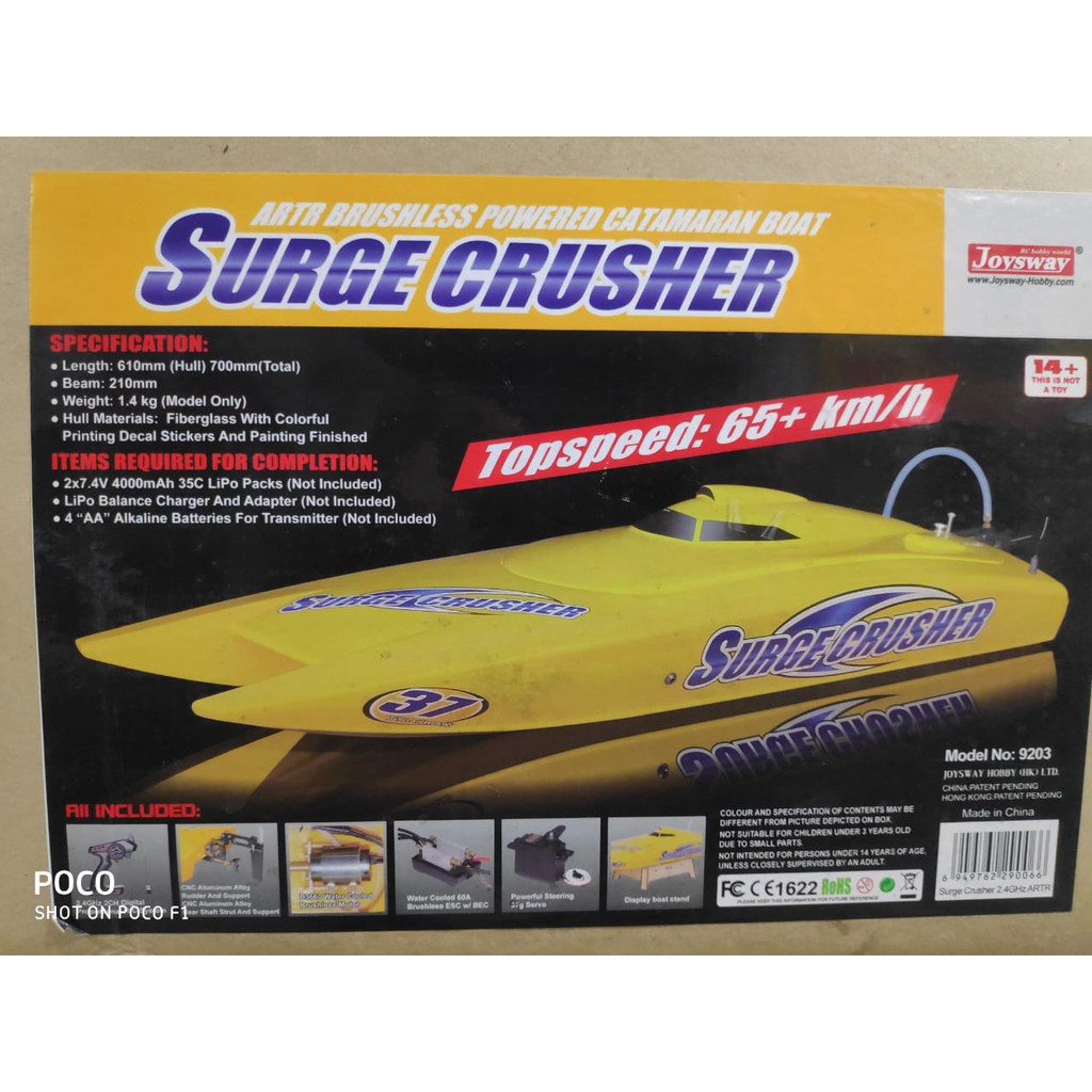 surge crusher rc boat