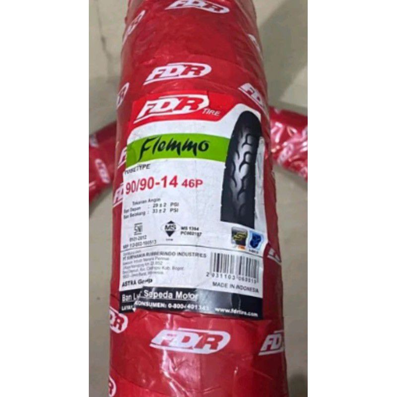 ban luar fdr 90/90 14 ban belakang vario beat scoopy ring 14 non tubless. original