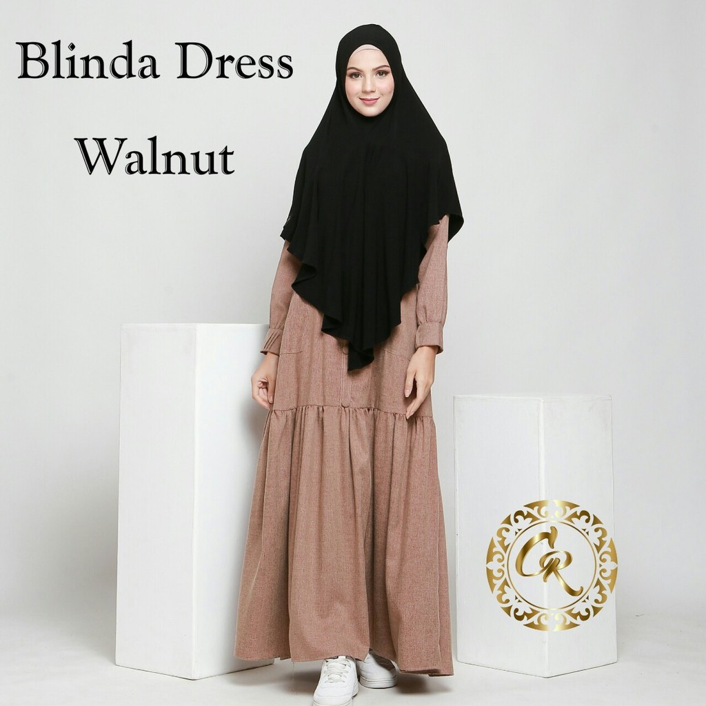 blinda dress by cierra | dress ori |gamis madinah cotton