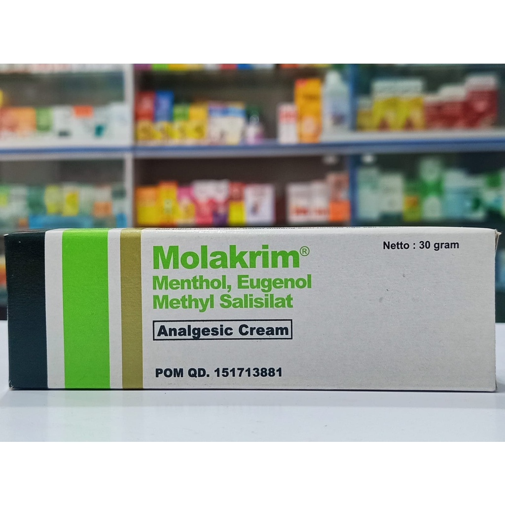 Molakrim Cream Salep 30 gr Nyeri Sendi Nyeri Punggung Sakit Kepala