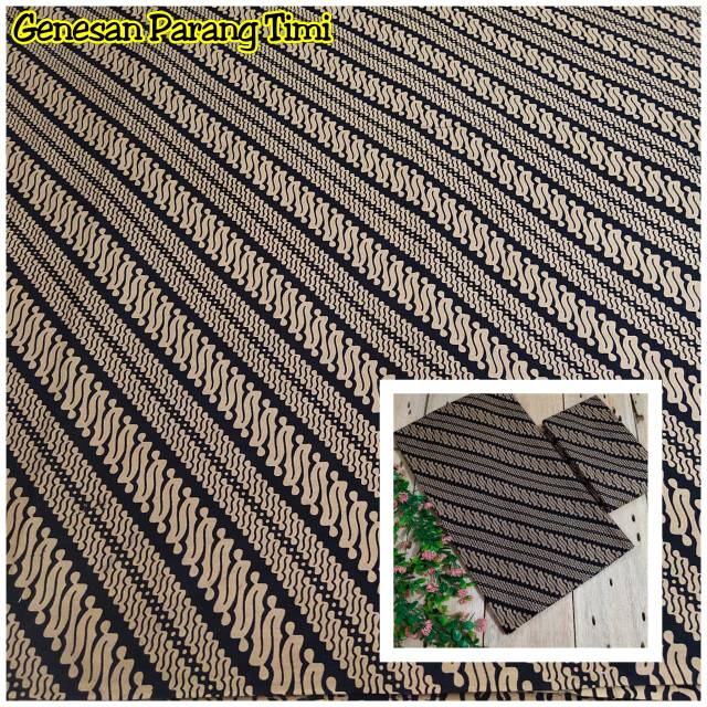 Hmt kain batik genesan batik lawasan batik parang seno  coklatan