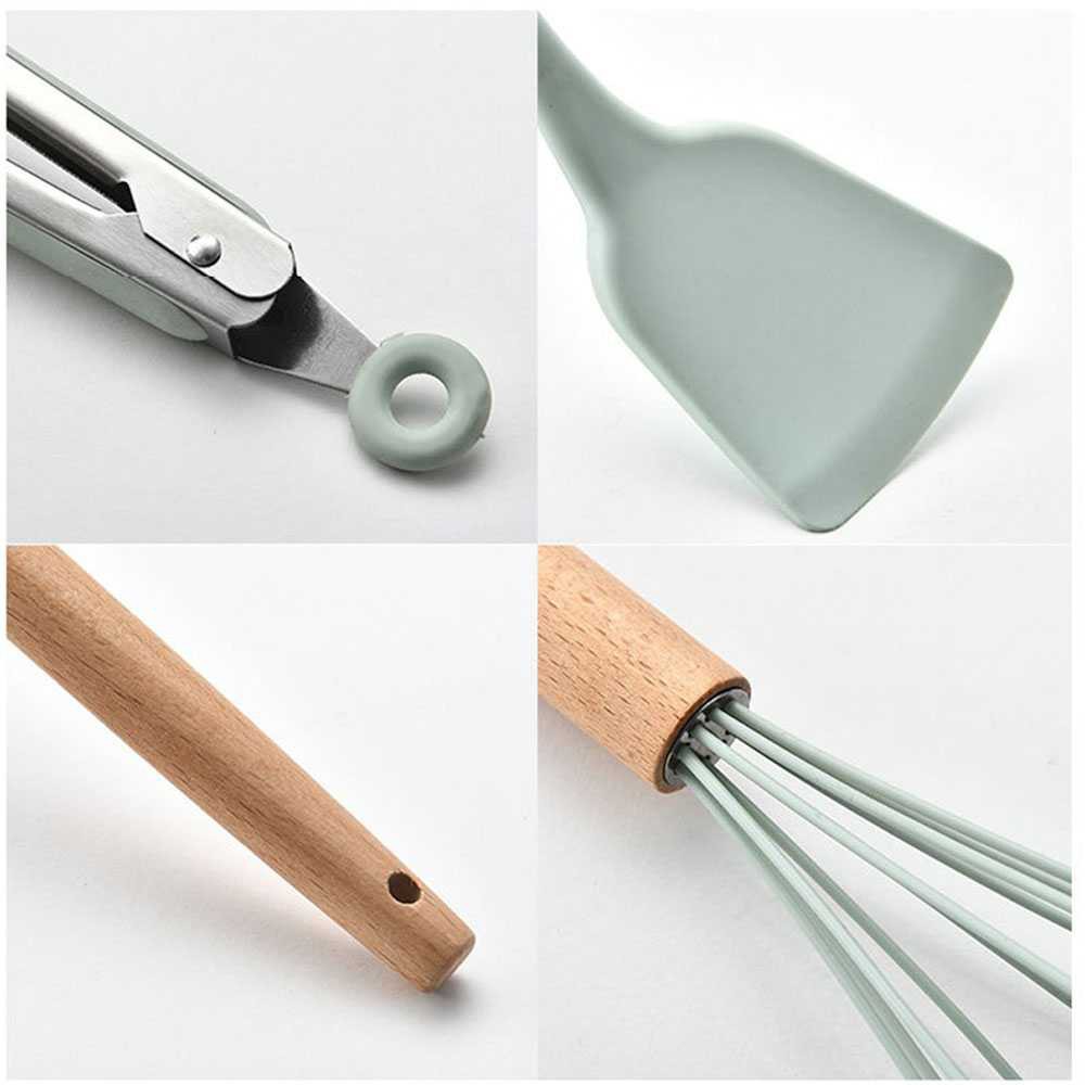 Set Alat Masak Spatula Silicon Silikon Peralatan Dapur Perlengkapan Cooking Kitchen Berkualitas