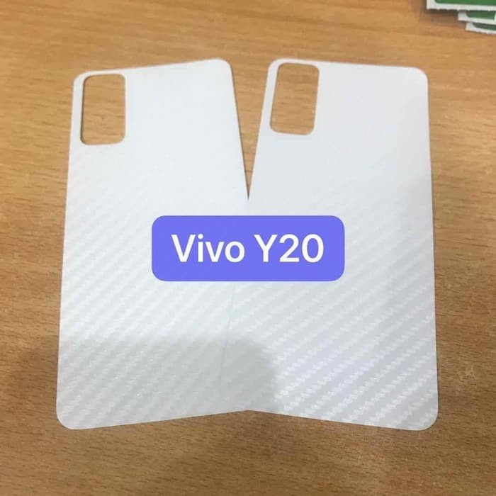 Skin Carbon Vivo Y20 / VIVO Y20i / VIVO Y20s - Back Skin Handphone Protector