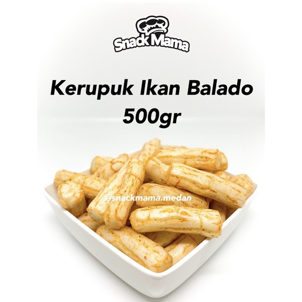 

KERUPUK IKAN BALADO 500gr | SNACKMAMA