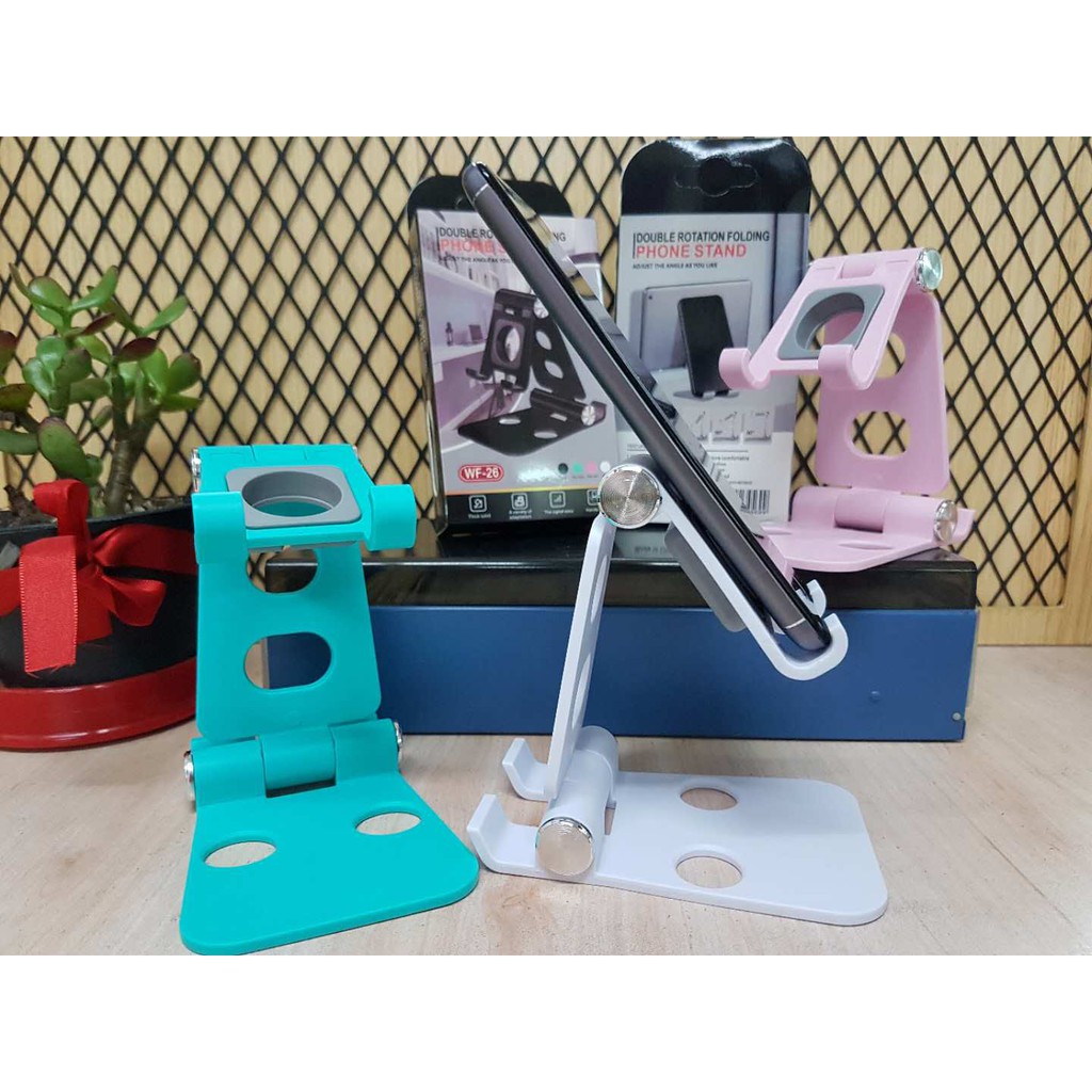 Double Rotation Phone Stand Folding Bracket Handphone and Tablet WF-26