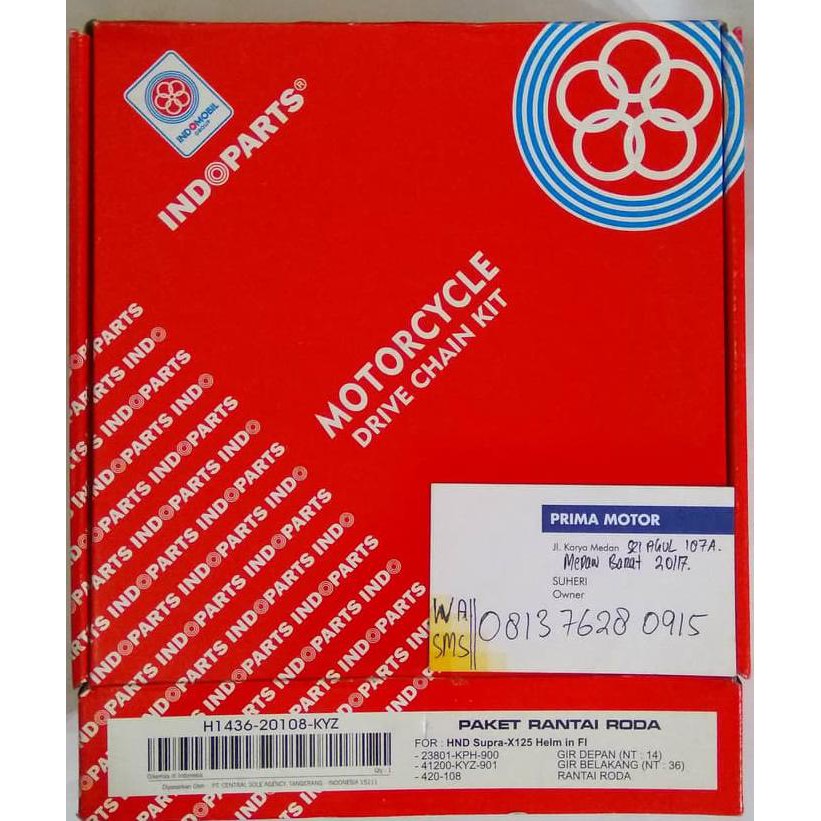Diskon Gear Set Supra X 125 Helm In Fi Indopart Gir Set Supra X 125 Helm In Berkualitas