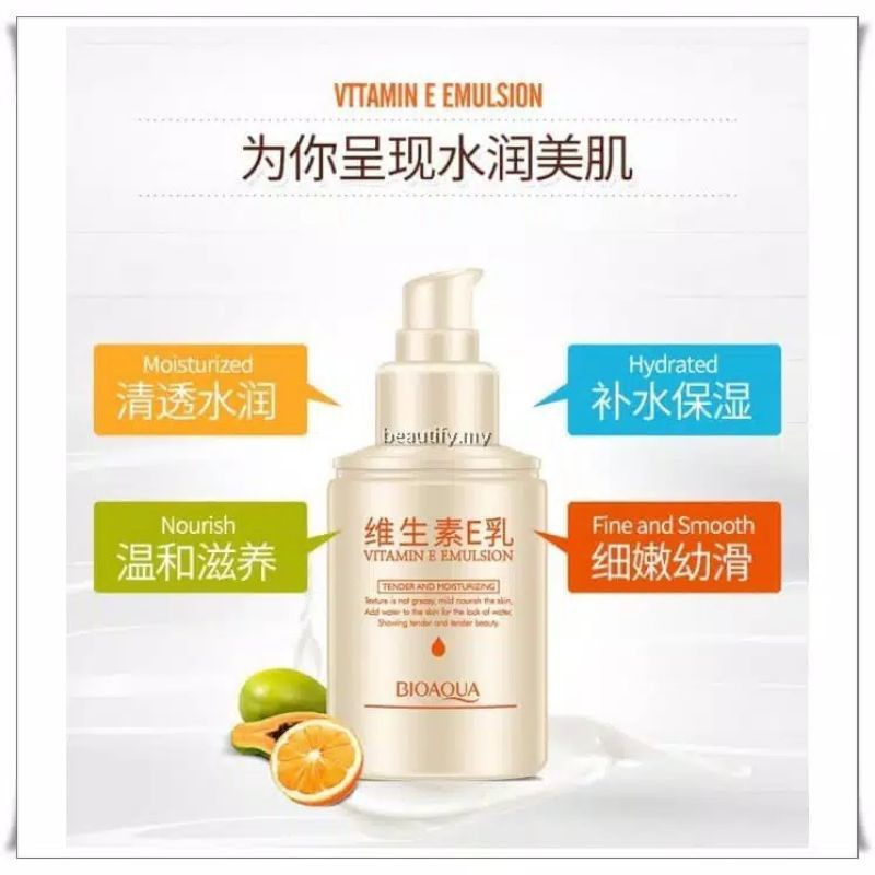 BIOAQUA VITAMIN E EMOLSION PENCERAH WAJAH