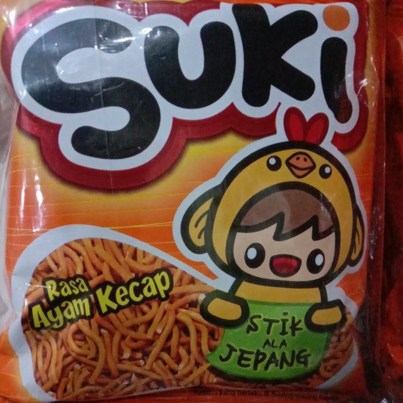 Jual Snack Suki Mie 10pcs Suki Stik Jepang Suki Rasa Ayam Kecap Shopee Indonesia 