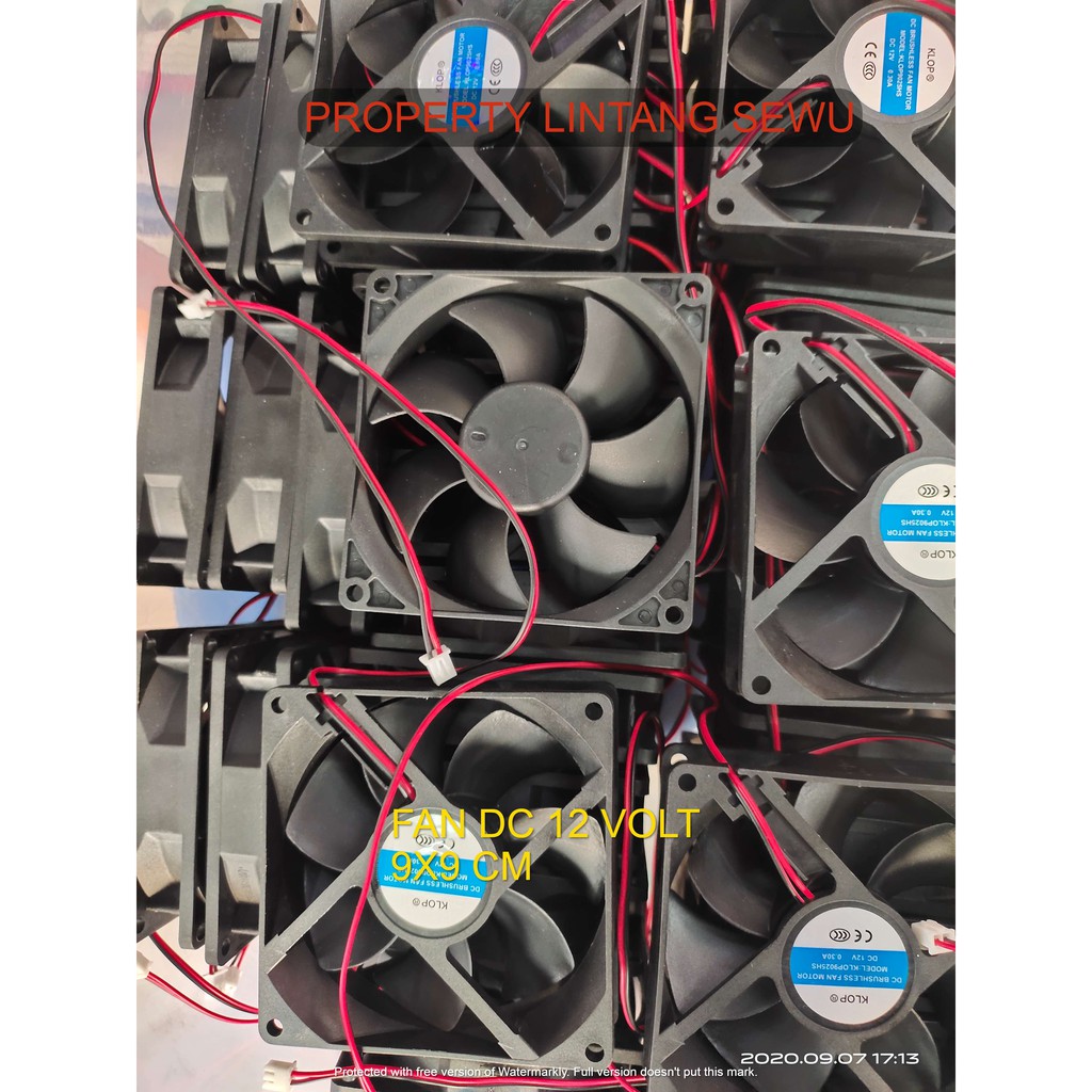 FAN KIPAS DC 12V 9X9CM fan kipas dc 12 v 9 x 9cm