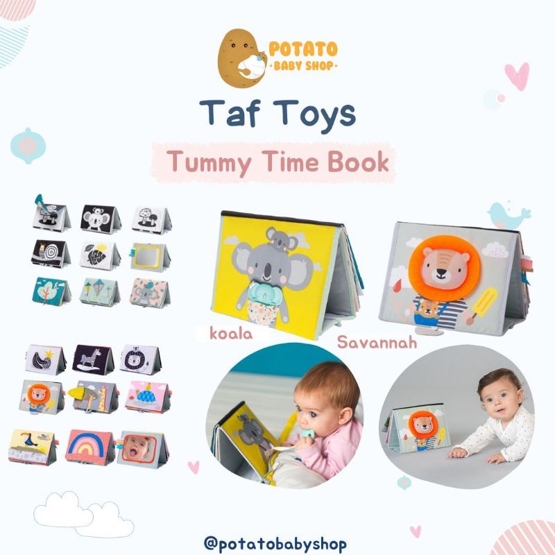 Taftoys Tummy Time Book - Buku Edukasi Anak Taftoys