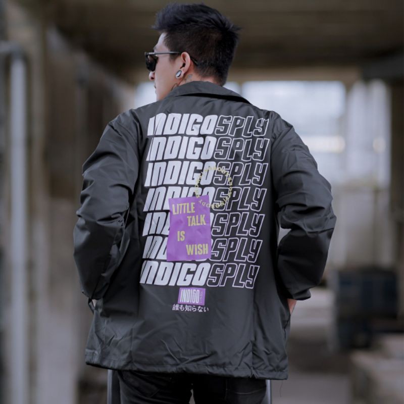 Jaket Coach Indigo
