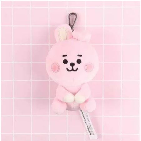 Boneka Gantungan Kunci Karakter BTS21 Lucuu Imut Hadiah Kado