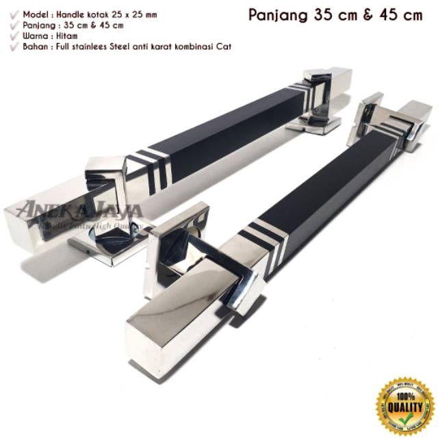 Handle Pintu rumah 35 cm &amp; 45 cm  / Tarikan Pintu rumah / Pegangan Pintu rumah minimalis hita.