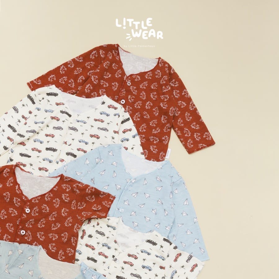 Little Palmerhaus Little Wear Long Sleeve NEW - Stelan Baju Anak isi 3 (LPH-WLS)