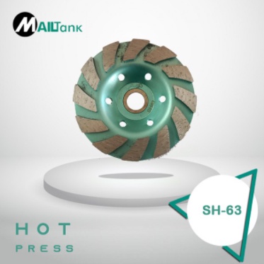 Mata Gerinda Poles Granite Keramik Mailtank sh-63 Diamond Cup Grinding Wheel Turbo 4 inch