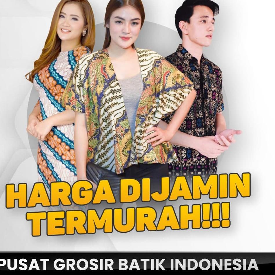 JEN.29My22ᴱ– Benang Raja Blouse Atasan Wanita Moscrepe Premium