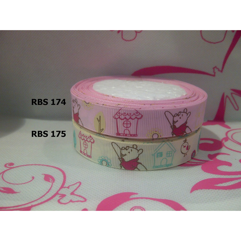 

[10 YARD] PITA GROSGRAIN MOTIF WINNIE THE POOH SALE RBS 174,175