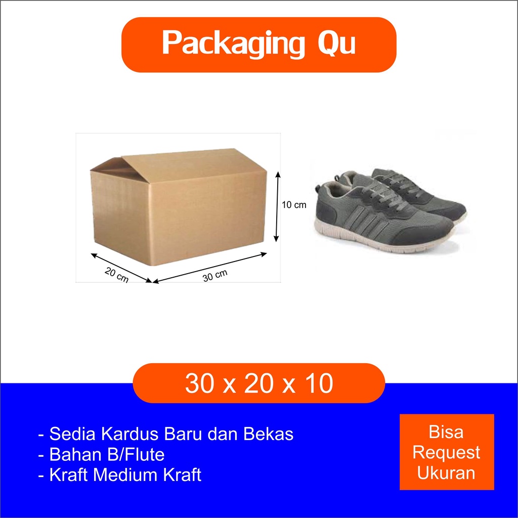 

Kardus 30 x 20 x 10 cm