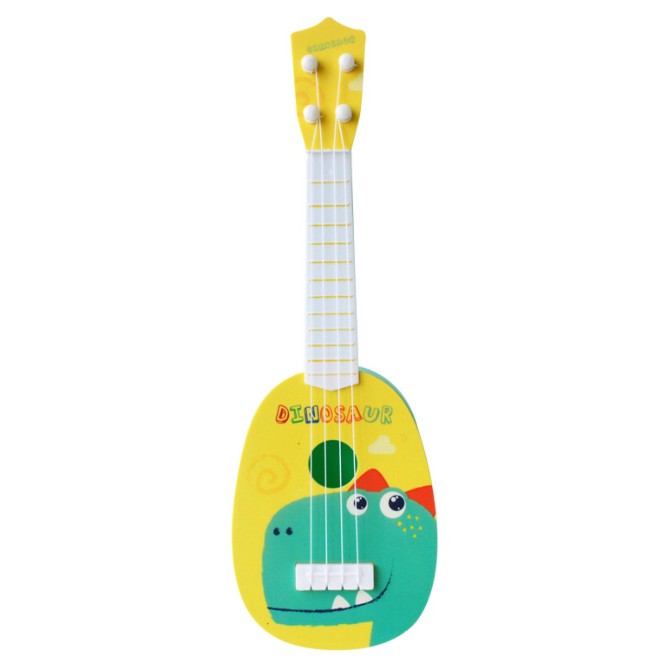Mainan Gitar Ukulele Anak / Kado Mainan Anak Gitar Alat Musik Anak Mainan Edukasi Anak-Dino