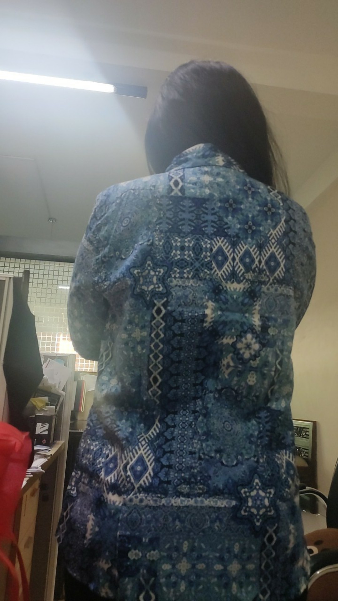 Atasan Kemeja Wanita Motif Batik (vh02 Ethnic Shirt)