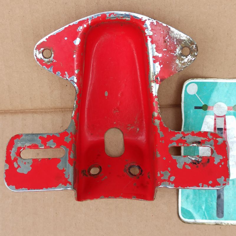 pangkon stoplamp lampu belakang dudukan plat nomer honda astra s90z cb 100 ori original second bekas