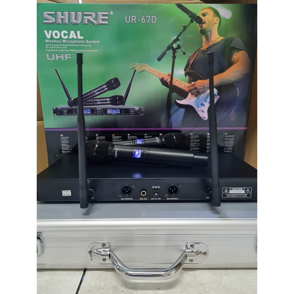 Microphone mic Wireless Shure UR 67 D Handheld