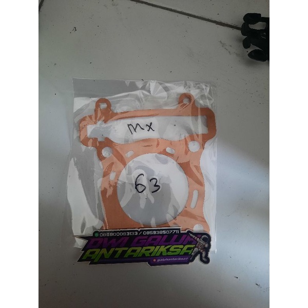 perpak kop tembaga jupiter mx king mx old ukuran piston 63 tebal 0,5 mm